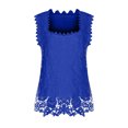 thumbnail image 4 of LSLJS Women's Casual Solid Color Collar Sleeveless Top, Womens Tank Tops, 4 of 6