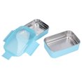 thumbnail image 3 of Bento Box, Recyclable Multipurpose Stainless Steel Bento Box Double Layer Safe Reusable With Compartment For School For Office For Travel Black,Pink,Green,Blue, 3 of 8