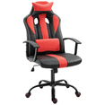 thumbnail image 1 of Office Chair High Back Racecar Style Gaming Chair Swivel Lumbar Support Red, 1 of 10