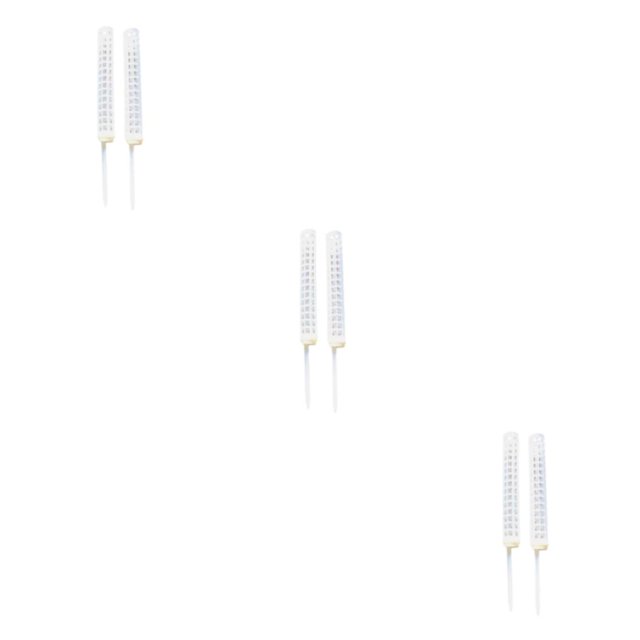 Transemion 2pack/lot Stackable Moss Pole For Plants Fillable For Plant Support Moss Pole Monstera Plant Support Monstera Moss Pole White 3Set