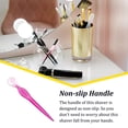 thumbnail image 3 of Transemion Makeup Tool Reusable Grooming Supply Facial Shaver Styling Props Convenient Eyebrows Trimmer Practical Eyebrow Stencil Transparent Pink 1Set, 3 of 6