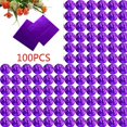 thumbnail image 3 of 100pcs Square Aluminum Foil Wrappers Colorful Package for Sweets Candy Chocolate Lollipops, 3 of 7