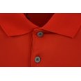 thumbnail image 3 of Adidas Polo de Performance pour Hommes, 3TG, Rouge Collégial, 3 of 4