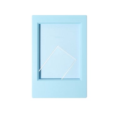 Desktop Photo Frame Decoration Picture Stand Photos Art Poster Holder Ornament Accessory Bedroom Living Room Dormitory Blue
