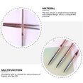 thumbnail image 2 of 3 Pcs Outil d'Art des Ongles Ligne de Dessin Pointe Durable Stylo de Perçage Stylo de Manucure (Or Rose), 2 of 8