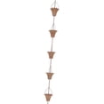 thumbnail image 1 of pitrice 3.3ft Rain Chain Outside Villas, Courtyards B Chains Style Gutters Catcher Rainwater Style B, 1 of 5