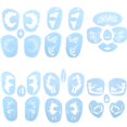 thumbnail image 2 of Ensemble de 6 Styles de Pochoirs pour Peinture de Visage, Pochoirs Réutilisables pour Animaux de Compagnie, Pochoirs pour Peinture de Visage, Gabarit de Peinture Corporelle DIY, 2 of 8