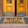 thumbnail image 4 of Giyblacko Carpet Door Mats Fun Theme Carpet Non Slip Entry Door Entry Mat Absorbent Bathroom Kitchen Porch Floor Mat, 4 of 6