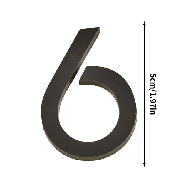 Plaque d'Immatriculation en Acrylique de 5 cm, Utilisée pour la Décoration de Mode