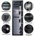 thumbnail image 3 of Gun Safes Gun Safe, 3-5 Gun Quick Access Digital Password for Home Gun and Pistols with LCD Keypad, 3 Adjustable Racks, Long Gun Safe for Guns with LED Light, Alarm System, 3 of 6