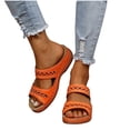 thumbnail image 3 of Snorda Sandales Compensées Décontractées de Mode pour Femmes Dames Chaussures Pantoufles d'Extérieur, 3 of 5