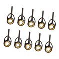 thumbnail image 4 of 10 Pcs Guides de Tige Robustes Anneaux d'Embout Oeillets Réparation de Poteau Céramique 1,1 mm, 4 of 8