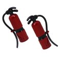 thumbnail image 3 of QUMIIRITY Ensemble de 2 Extincteurs Ornement Mini Extincteur en Alliage Rouge pour Amateurs de Bricolage, 3 of 8