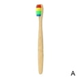 thumbnail image 1 of Bamboo Toothbrush Biodegradable Natural Friendly Wooden Eco Medium Soft FAST P2B7, 1 of 9