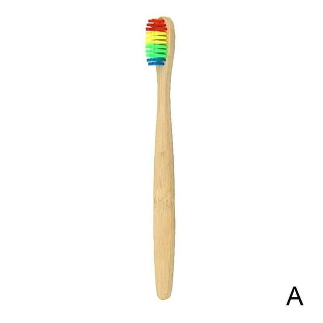 Bamboo Toothbrush Biodegradable Natural Friendly Wooden Eco Medium Soft FAST P2B7