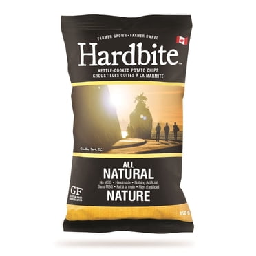 Croustilles cuites à la marmite nature de Hardbite Chips