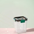 thumbnail image 1 of LSLJS Airtight Cereal Storage Container with Lids, Clear Airtight Kitchen Food Storage Container for Grain, Sugar, Flour, Rice, Nut, Snacks, Decorative Boxs, 1 of 9