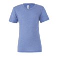 thumbnail image 1 of T-shirt Unisexe à Col Rond en Mélange Triblend à Manches Courtes Bella Canvas, L, Bleu Triblend, 1 of 2