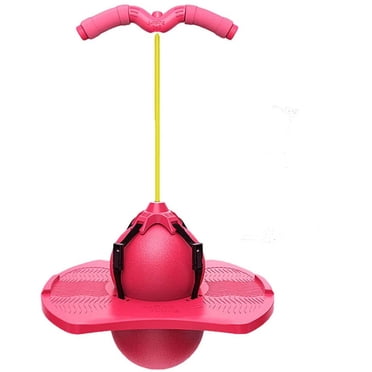 Pogo Bouncing Ball,Pogo Jumper Pogo Stick with Handle and Ball Pump Abrasion-resistant High Jump Toy