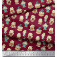 thumbnail image 3 of Soimoi Poly Georgette Fabric Cute Girl Kids Print Fabric by Yard 42 Inch Wide, 3 of 5