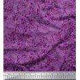 thumbnail image 1 of Soimoi Velvet Fabric Stone Texture Printed Fabric 1 Yard 58 Inch Wide, 1 of 3