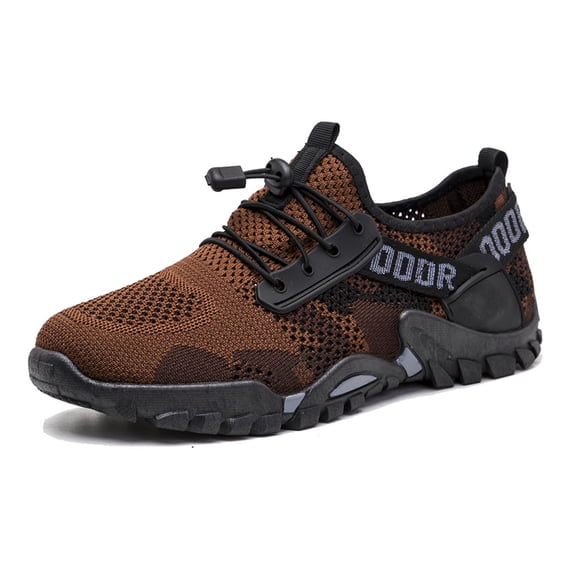 krdevn Barefoot Shoes Women/Men - Men Sneakers Summer Pattern Mesh Breathable Non Slip Quick Drying Outdoor Creek Walking Shoes,River Trekking Shoes, Fishing Wader Boots