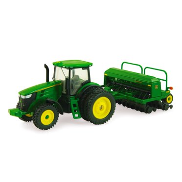 Ertl Tracteur de Collection John Deere 7215R avec Perceuse à Grains
