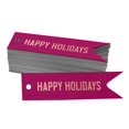 thumbnail image 1 of Inkdotpot Rose Gold Foil Paper Hang Tags Happy Holiday Favor Tags 100 Pieces, 1 of 6