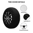 thumbnail image 2 of Lsque Dog Animal Pattern Tire Covers - Tough Tire Wheel Protector for Truck, SUV, Trailer, Camper, RV-15 inch, 2 of 6