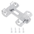 thumbnail image 2 of Hasp Latch Lock, Professional Manufacturer Anti-corrosion Easy To Install Sliding Door Lock With 4 Pcs Screws For Bathroom For Window Security, 2 of 8
