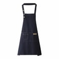 thumbnail image 1 of Canvas Apron Polyester Cotton Apron Cover Up Western Restaurant Hot Pot Shop Milk Tea Shop Work Clothes, 1 of 4