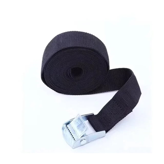 Functional 3pcs Cargo Tie Down Straps 2M Ratchet Belt Metal Buckle For Car Motorcycle Bike Truck Lugga Bag Tow Rope