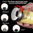 thumbnail image 3 of Boovnll Spice Jars, Pepper Shakers with Adjustable Outlet Holes Clear Glass Shaker Bottles Spice Seasoning Cans for Kitchen Decor, Kitchen Gadgets, Seasoning Containers, Spice Containers, 3 of 5