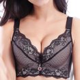 thumbnail image 2 of B91xZ Plus Size Pure Comfort Seamless Bralette Contour Wireless Seamless Bralette,Black 44A, 2 of 2