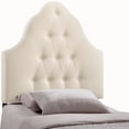 thumbnail image 2 of Sovereign Twin Upholstered Fabric Headboard - Ivory, 2 of 4