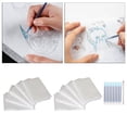 thumbnail image 4 of 10 Sheets White Carbon Transfer Paper Inch Tracing Paper Carbon Copy Paper with Embossing Tracing Dotting Tools with Pens 10PCS Transfer Pencil, 4 of 8