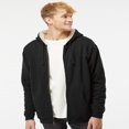 thumbnail image 5 of Independent Trading Co. Sherpa-Lined Full-Zip Hooded Sweatshirt  S, 5 of 5