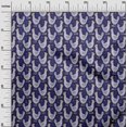 thumbnail image 3 of oneOone Polyester Spandex Royal Blue Fabric Rooster Cock Sewing Material Print Fabric By The Yard 56 Inch Wide-U2, 3 of 4