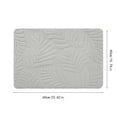 thumbnail image 3 of Vixolx Luxury Rabbit Fur Bath Rugs Memory Foam Faux Fur Bath Mats for Bathroom Floor Non Slip Soft Fuzzy Thicker Plush Shower Mat Leaf Rugs for Bathtub Kitchen Home Entrance (Gray, 16x24 inch), 3 of 9