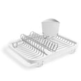 thumbnail image 1 of Umbra Sinkin Dish Rack,White/Nickel, 1 of 9