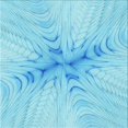 thumbnail image 1 of Ahgly Company Machine Washable Indoor Square Transitional Tron Blue Area Rugs, 8' Square, 1 of 7