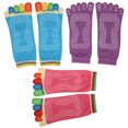 thumbnail image 2 of Flexibility Non-Slip Socks, Free Size Five Toes Socks, for Yoga Barre Pilates Bikram, 2 of 8