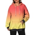 thumbnail image 2 of Besolor Oversized Sweatshirt for Women Fall Plus Size Long Sleeve Gradient Color Hoodies Baggy Clothes for Ladies, 2 of 7