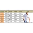 thumbnail image 2 of Mens Linen Short Sleeve Summer Solid Shirts Casual Loose Dress Soft Tops Tee, 2 of 5