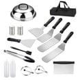 thumbnail image 1 of Birdeem Grilling Accessories Bbq Accessories Griddle Accessories Kit 16Pcs Flat Top Grilling Tools Set Stainless Steel Grill Bbq Spatula Kit Cooking Utensils Set with Carry Bag for Outdoor Barbecue, 1 of 12