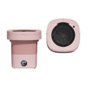 Vwrxbz Portable Folding Washing hine 8.5L Mini Washer Dehydration Travel Dormitory