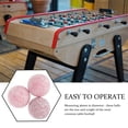 thumbnail image 3 of Shisuyan 3 Pcs Ballons de Soccer de Table en Plastique pour Jeu de Table Ballons de Soccer de Table de Rechange, 3 of 8