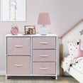 thumbnail image 2 of Commode à 5 Tiroirs - Rose, 2 of 9