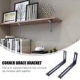 thumbnail image 3 of Miangastore Furniture Corner Bracket Iron 2Pcs For Home Improvement, 3 of 9