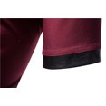 thumbnail image 4 of HWRETIE Polos pour Hommes Hommes Manches Courtes Col Rabattu Uni Boutons Blouse Chemise Hauts, 4 of 5